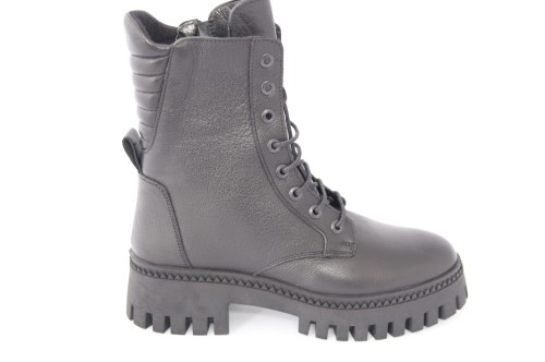 Trzewiki damskie czarne T.SOKOLSKI, model SAR Z22-201 BLK, skóra naturalna