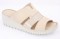 Klapki damskie beżowe T. SOKOLSKI, model ARA 10217 BEIGE, skóra naturalna