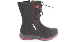 Śniegowce damskie DK, wzór SNOWBEST 2 1754, SOFT SHELL Technology, kolor BLK/RED D