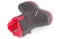 Śniegowce damskie DK, wzór SKIREST 15101, SOFT SHELL Technology, kolor BLK/RED D