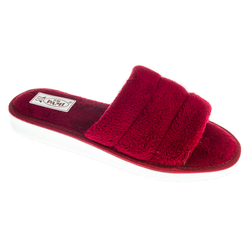 Kapcie damskie Pami, wzór DŁG 015, purpurowy
