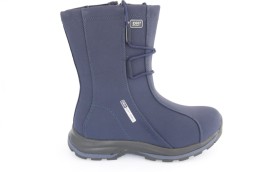 Śniegowce damskie granatowe DK, SNOWBEST 2 1754 NAVY D, SOFT SHELL Technology