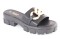 Klapki damskie SKOTNICKI, KL-3-0615 BLACK, czarny