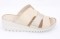Klapki damskie beżowe T. SOKOLSKI, model ARA 10217 BEIGE, skóra naturalna