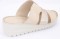 Klapki damskie beżowe T. SOKOLSKI, model ARA 10217 BEIGE, skóra naturalna