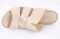 Klapki damskie beżowe T. SOKOLSKI, model ARA 10217 BEIGE, skóra naturalna