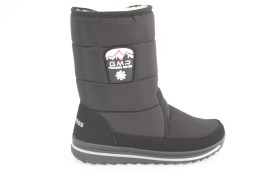 Śniegowce damskie czarne PROGRESS, model PR 3117 BLK, materiał tekstylny