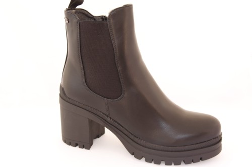 Botki damskie czarne T.SOKOLSKI, model HX Z23-354 BLK , skóra ekologiczna