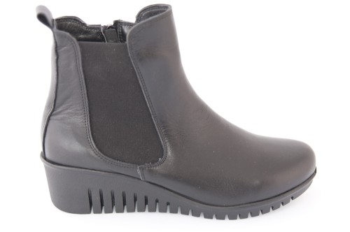 Botki damskie czarne T.SOKOLSKI, model MU 321937 BLK , skóra naturalna