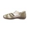 Sandały damskie beżowe T.SOKOLSKI, model KEN L25-622 BEIGE, skóra naturalna