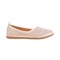 Baleriny damskie beżowe Sokolski, wzór RO 2103 BEIGE, skóra naturalna
