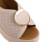 Sandały damskie beżowe T. Sokolski, model TS L24-294 BEIGE, skóra naturalna 