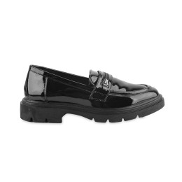 Półbuty damskie czarne SOKOLSKI, model CF J24-360 BLK L, skóra naturalna
