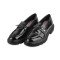 Półbuty damskie czarne SOKOLSKI, model CF J24-360 BLK L, skóra naturalna