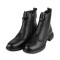 Botki damskie czarne T.SOKOLSKI, model HW Z24-271 BLK , skóra naturalna