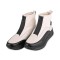 Botki damskie beż z czarnym T.SOKOLSKI, model KEN Z24-348 BE/BLK , skóra naturalna