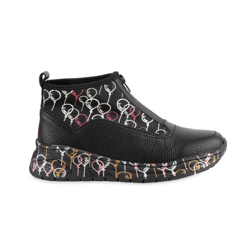 Botki damskie czarne T.SOKOLSKI, model KEN Z24-349 BLK , skóra naturalna