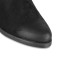 Kozaki damskie czarne T.SOKOLSKI, model HX Z24-141 BLK N, skóra naturalna - nubuk