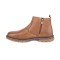 Botki męskie brązowe SOKOLSKI, model CHV Z24-80 TAN, skóra naturalna