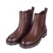 Botki damskie brązowe SKOTNICKI, model B-3-1360 BROWN , skóra ekologiczna