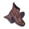 Botki damskie brązowe SKOTNICKI, model B-3-1360 BROWN , skóra ekologiczna