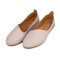 Baleriny damskie beżowe Sokolski, wzór EN W25-479 BEIGE, skóra naturalna