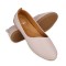 Baleriny damskie beżowe Sokolski, wzór EN W25-479 BEIGE, skóra naturalna