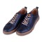 Półbuty męskie granatowe T.SOKOLSKI, model FP S128L NAVY, skóra naturalna licowa