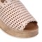 Sandały damskie beżowe T. Sokolski, model MIR L25-724 BEIGE, skóra naturalna ażurowa