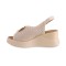 Sandały damskie beżowe T. Sokolski, model TS L25-248 BEIGE, skóra naturalna 