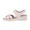 Sandały damskie beżowe COMFORT T. Sokolski, model KEN L25-631 BE/GO, skóra naturalna