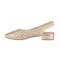 Sandały damskie złote T. Sokolski, model SK L25-334 GOLD, materiał tekstylny