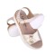 Sandały damskie beżowe COMFORT T. Sokolski, model KEN L25-636 BEIGE, skóra naturalna