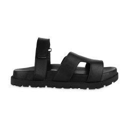 Klapki damskie czarny mat T. Sokolski, model KU 21-023 BLK MAT, skóra naturalna licowa