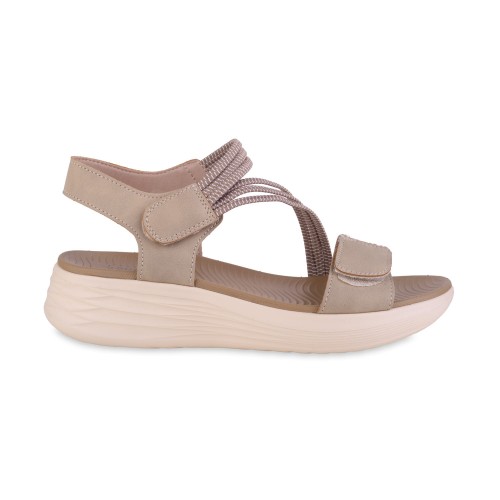 Sandały damskie beżowe T. Sokolski, model CH L24-379 BEIGE, skóra ekologiczna