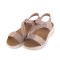 Sandały damskie beżowe T. Sokolski, model CH L24-379 BEIGE, skóra ekologiczna
