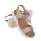 Sandały damskie beżowe T. Sokolski, model CH L24-379 BEIGE, skóra ekologiczna