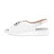 Sandały damskie białe COMFORT T. Sokolski, model LYN L25-10 WHT, skóra naturalna ażurowa