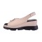 Sandały damskie beżowe T. Sokolski, model TS L25-249 BEIGE, skóra naturalna licowa