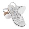 Sandały damskie COMFORT beżowe T. Sokolski, model KEN L25-619 SILVER, skóra naturalna 