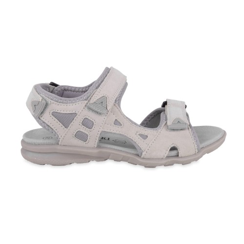 Sandały damskie szare T. Sokolski, model KEN L25-613 GREY, skóra naturalna nubuk