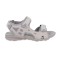Sandały damskie szare T. Sokolski, model KEN L25-613 GREY, skóra naturalna nubuk