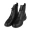 Botki damskie czarne SOKOLSKI, model CF Z25-70 BLK, skóra naturalna licowa