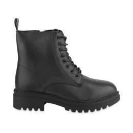 Trzewiki damskie czarne T.SOKOLSKI, model SHI Z23-317 BLK, skóra naturalna