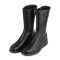 Botki damskie czarne SOKOLSKI, model HW Z25-43 BLK, skóra naturalna licowa